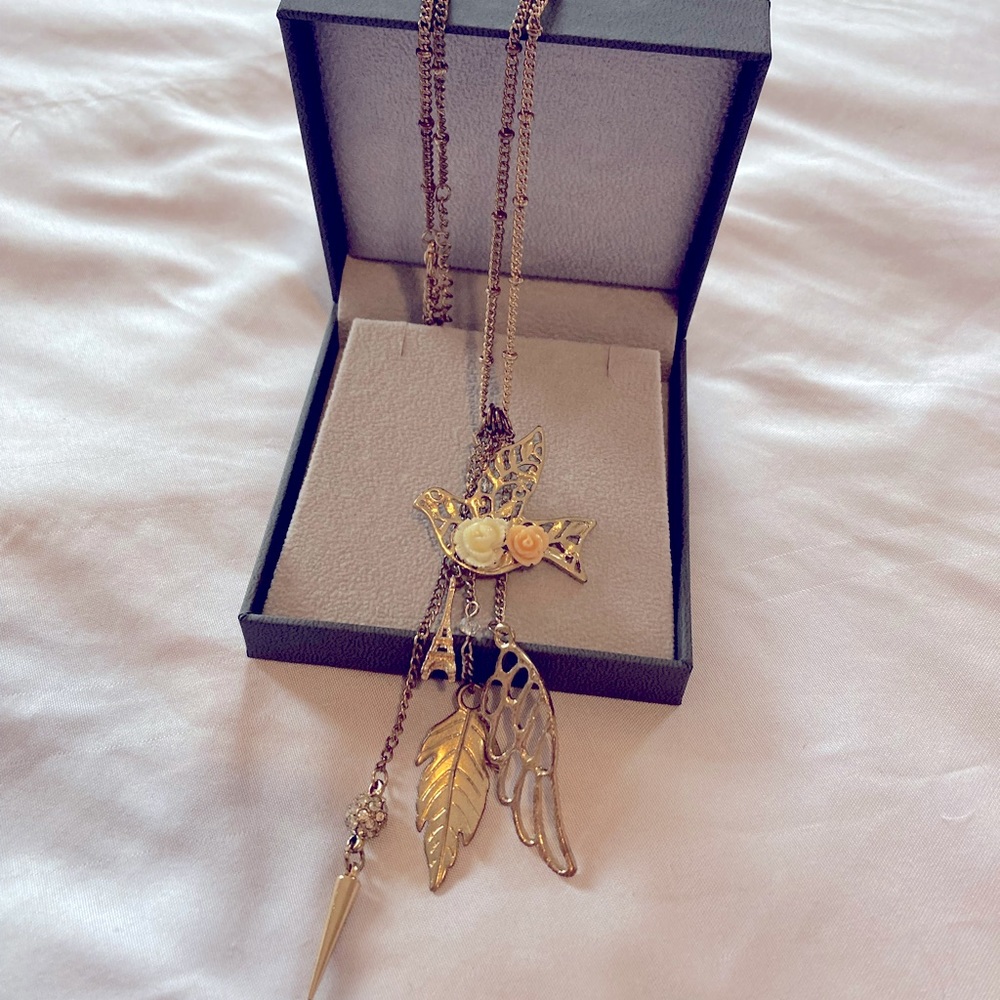 Francesca's Parisian Bird Necklace
